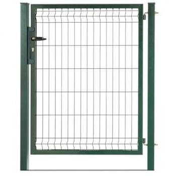 Portillon grillagé en acier galvanisé 200 x 50 occultant 1m x 1,30m Vert