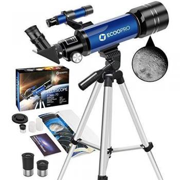 Kids Astronomy Telescope, 70mm Refractor with Adjustable Tripod