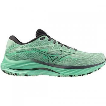 Mizuno Wave Rider 27 (SS24) – Couleurs Vert & Noir – Taille 44,5 – EUR