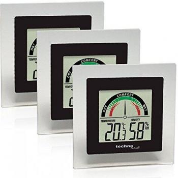 Technoline WS‑9415 Raumklima‑Monitor: Thermometer + Hygrometer (3‑er Pack)