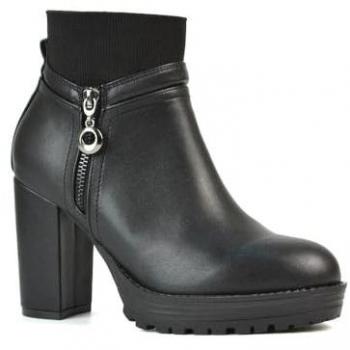 Caitlin High Heel Sock Zip Ankle