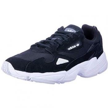 Adidas Falcon W, Sneaker Donna, Multicolore (Black Cblack/Cblack/Ftwwht), 41 EU