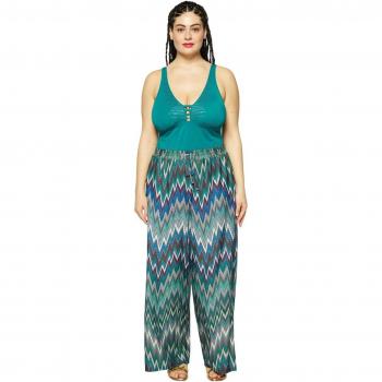 Fiorella Rubino: Pantalón Playero Estampado y Cómodo