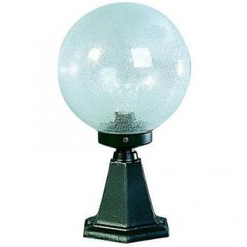 Lampioncino Nero con Vetro a Bolle di Albert Leuchten