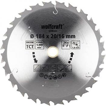 Wolfcraft Lame circulaire 184 mm 1.8 mm épaisseur