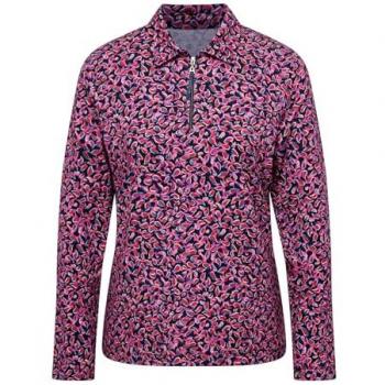 Rabe Print-Shirt Rabe Langarmshirt mit Reißverschluss