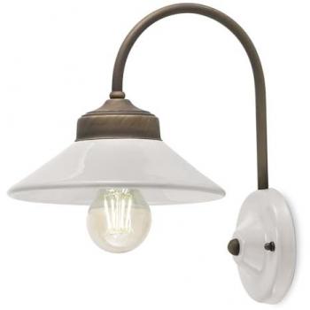 Applique Vintage in Ceramica Beige Ferroluce Colors 1630 E27