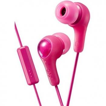 JVC Gumy Plus Écouteurs Roses avec Micro