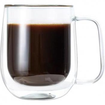 Verre vin élégant à double paroi