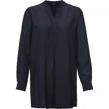 OPUS Bluse FACURA mit Tunikakragen blau Größe 38