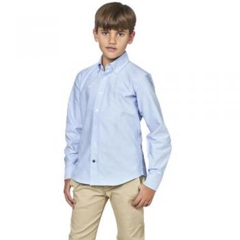 Camisa de niño oxford liso Spagnolo