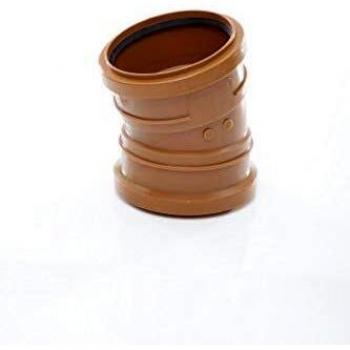 Polypipe 15 Degree Double Socket Bend