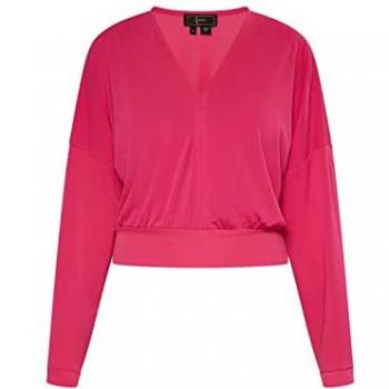 Camicia Corta con Maniche Lunghe Fucsia S