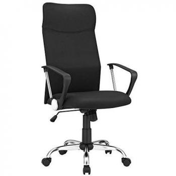 SONGMICS Ergonomischer Drehstuhl in Schwarz