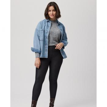 Leggings marinos con efecto vaquero Ysabel Mora