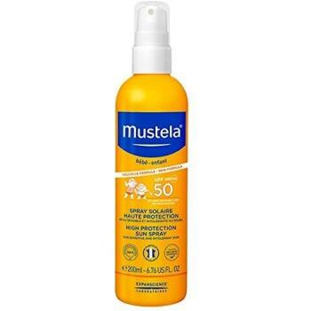 Mustela Bébé High Protection Sun Spray SPF50 spray solar Para niños 200 ml