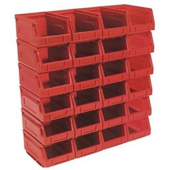 Sealey TPS224R Plastic Storage Bin 105 x 165 x 85mm