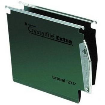 Rx Cryfil Polypropylene Lat 275 50mm Wide-base A4 Green Pack of 25