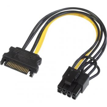 KAUMO Cable SATA‑PCIe Auxiliar 6+2