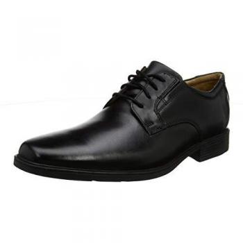 Clarks Tilden Vibe, Chaussures Derby Homme, Noir, 46 EU