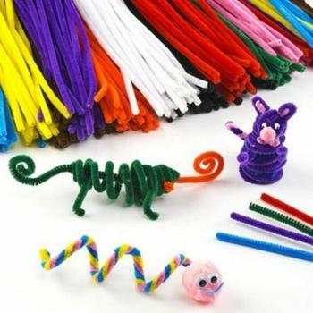 100PCS Chenille Pipe Cleaners for Kids Crafts