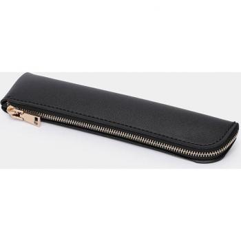 Zippered Leather Pencil Pouch