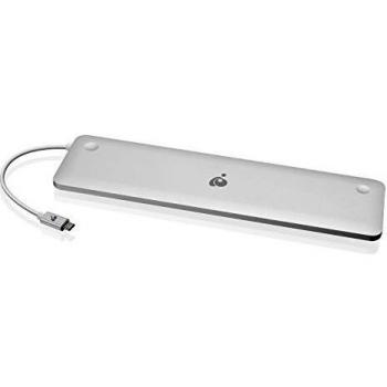 IOGEAR USB-C Ultra-Slim Dual Display Docking Station with Power Delivery GUD3C02