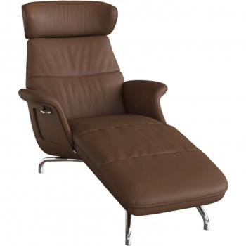 Eleganter Loungesessel »Clement« mit Aluminiumfuß