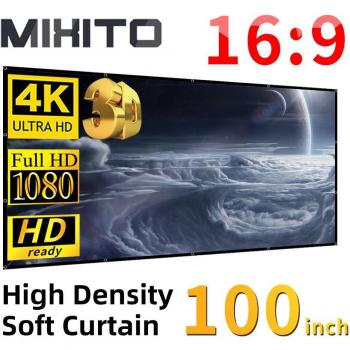 High-Density 100-Inch Projection Screen