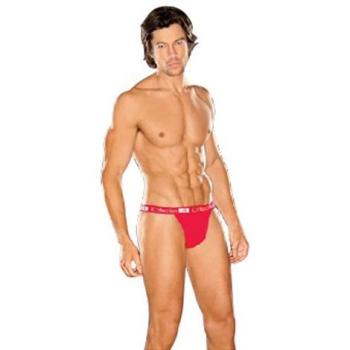 BlueLine Herren Mesh-Thong in Schwarz, Größe Large und Extra-Large