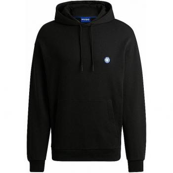HUGO Herren Kapuzensweater Nottyo Schwarz Größe L