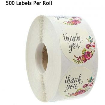 Thank You Butterfly Stickers