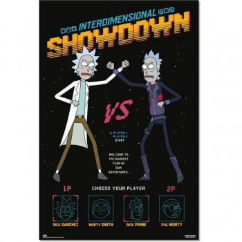 Grupo Erik Póster Rick y Morty Interdimensional Showdown