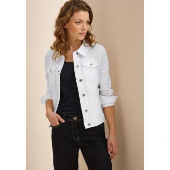 CECIL Herren-Jeansjacke mit Fronttaschen, Knopfleiste