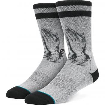 Grau: Stance Praise Socken, Größe Large