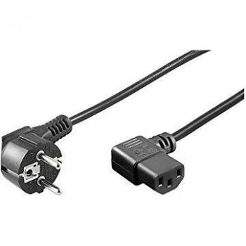 Goobay Câble d'alimentation pour CPU coudé CEE7/C13 3m Noir
