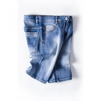 Men's Large Size Mid-rise Denim Shorts