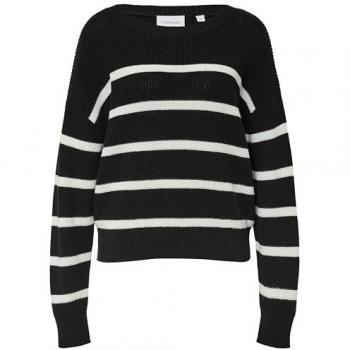 Comma Casual Identity Loose Fit Pullover Schwarz