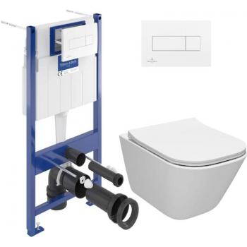 Paquete de WC Roca Gap sin Brida y Asiento Slim