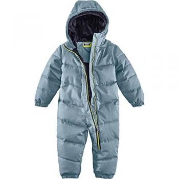 Schneeoverall KILLTEC Karter Mini Gr. 74/80, Normalgrößen, blau (graublau), Kinder, 100% Polyester, Overalls