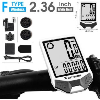 Compteur LED WEST pour Vélo