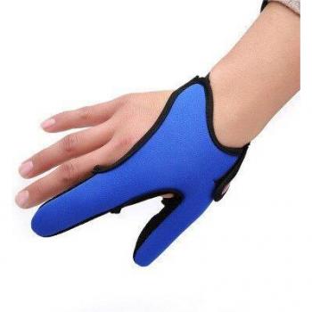 Gants de pêche en tissu de plongée, deux doigts, protection anti-coupure et antidérapante