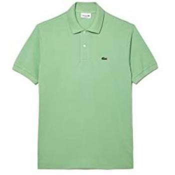 Polo Lacoste L1212 Verde Lime Manica Corta