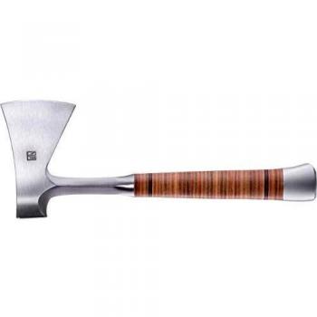 Halder Tactical Hand Axe, 2.2 lb, 14.57‑in Steel Shaft, Leather‑Textured Grip