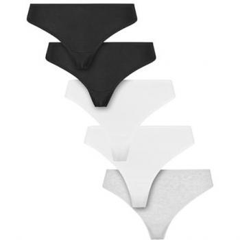 Urban Classics Frauen Strings aus Baumwolle Basic (5er-Pack)