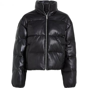 Calvin Klein Kurzer Puffer Aus Stoff Und Kunstleder für Damen