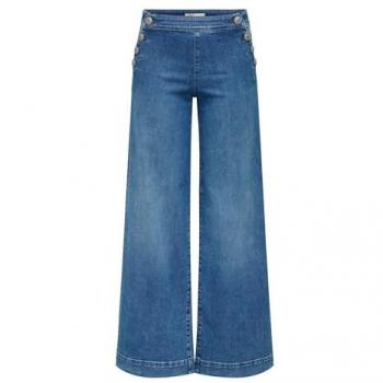 High-Waist Wide Leg Madison Jeans – Blue