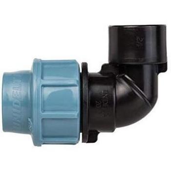 Coude Taraudé PE Compression 90° Ø40-1''1/4