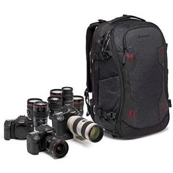 Manfrotto Pro Light Flexloader L, Sac à Dos Photo Professionnel, Poche Extensible pour Stabilisateur Gimbal 3 Axes, Plusieurs Points de Fixation pour Trépieds