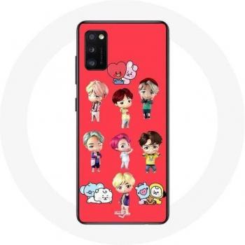 Housse Oppo A16 BTS TinyTAN Animation BT21